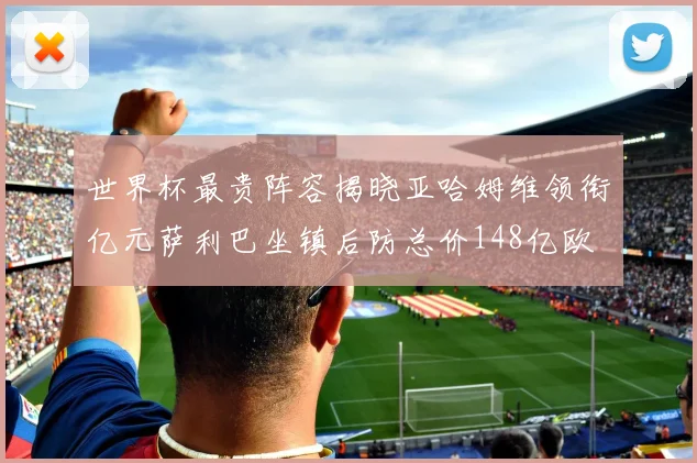 世界杯最贵阵容揭晓亚哈姆维领衔亿元萨利巴坐镇后防总价148亿欧